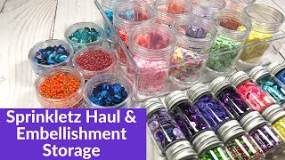 Sprinkletz Haul amp Embellishment Storage [upl. by Lissi]