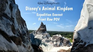 Expedition Everest POV Front Row  Disneys Animal Kingdom [upl. by Eiliak343]