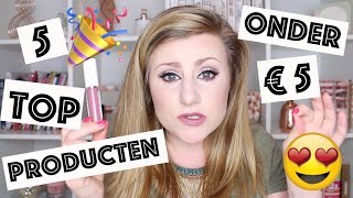 5 Top producten onder €5  Beste budget makeup [upl. by Raffarty]