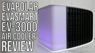 Evapolar evaSMART EV3000  Personal Compact Air Cooler Review [upl. by Einnos]