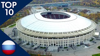 Top 10 Biggest Stadiums in Russia [upl. by Lenzi]