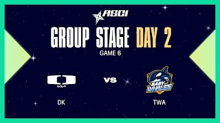 DK vs TWA  그룹스테이지 Day2  0909  2024 아시아 스타 챌린저스 인비테이셔널 [upl. by Beaufort720]