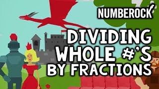 Dividing Whole Numbers by Fractions Song [upl. by Aerda]