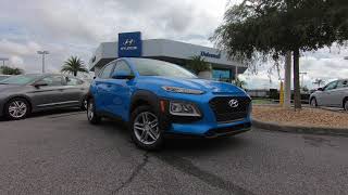 2021 Hyundai Kona SE  Surf Blue  Black Interior [upl. by Ahtebat758]