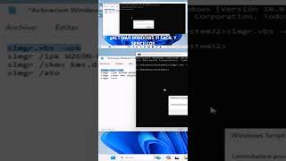 ACTIVA WINDOWS 11 FACIL Y RAPIDO CON CMD windows windows11 tutorial tecnología cmd 2024 [upl. by Eittah]