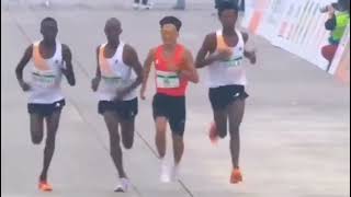 Beijing half marathon controversy [upl. by Annahaj]