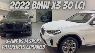 2022 BMW X3 XLine vs M Sport Explained [upl. by Amek]