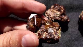 Andradite amp Spessartine Garnet thefinders [upl. by Allerym]