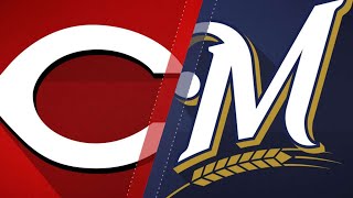 Guerra Thames lead Brewers past Reds 20  41718 [upl. by Hsiri265]