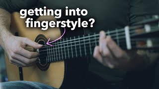 FINGERSTYLE Guitar For Absolute BEGINNERS chords and melody [upl. by Asertal781]