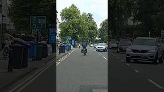 Cyclists Getting in the Way Again Stirling Scotland UK [upl. by Ahsined]