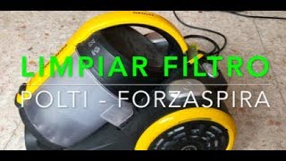 Limpiar Filtro  Polti Forzaspira [upl. by Millham]