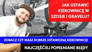 Bikefitting  zrób to sam Jak ustawić poprawnie kierownicę w rowerze szosowym lub gravelowym [upl. by Airpal573]