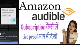 How to redeem 3 month free audible subscription google pay Gpay Amazon Coupons  Complete Process [upl. by Ardnassak]