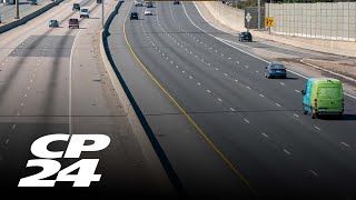 Ontario driver charged for driving too slow on Highway 401 [upl. by Odnomyar]