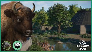 Highly Detailed Wisent Enclosure  Ep 32  OakWood Zoo [upl. by Sethrida]