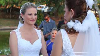 Casamento Cinthia e Aline  Brasília 03 09 2016 [upl. by Ardnassac469]