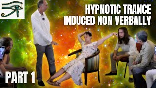 AMAZING HYPNOTIC TRANCE INDUCED NON VERBALLY DURING A LIVE COURSE BY DR PARET PART 1 [upl. by Rosabella]