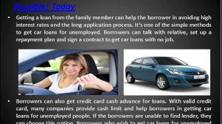 Car Loan With No Job [upl. by Enelyar]