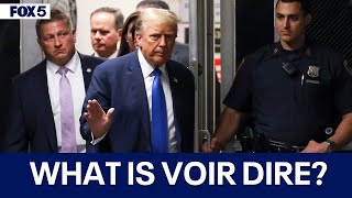 What is voir dire How the jurors in the Trump trial were selected [upl. by Harias935]