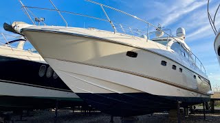 £300000 Yacht Tour  2008 Fairline Targa 47GT [upl. by Karin]