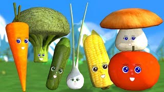 Learn About Vegetables with the Baby Shapes  Noodle Kidz [upl. by Aneeuqahs]