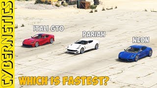 GTA 5  ITALI GTO vs PFISTER NEON vs PARIAH [upl. by Brander208]