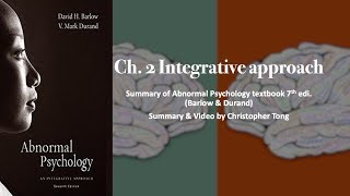 Abnormal Psychology Ch 2 An Integrative Approach [upl. by Ahsinek]