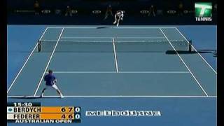 Federer vs Berdych AO R4 2009 [upl. by Eerehc]