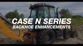 North America CASE Introduces PowerBoost Additional Backhoe Loader Enhancements [upl. by Llyrehc19]