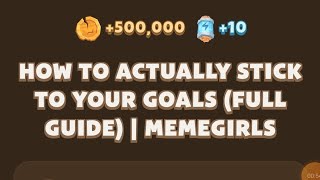 Memefi Video Code today  HOW TO ACTUALLY STICK TO YOUR GOALS FULL GUIDE  MEMEGIRLS  MEMEFI [upl. by Ibor825]