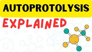 AUTOPROTOLYSIS  AUTOIONIZATION  SELFIONIZATION  AUTOPROTOLYSE [upl. by Nyrraf580]