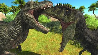 T rex VS Giganotosaurus Who Would Win  Animal Revolt Battle Simulator [upl. by Rubma221]