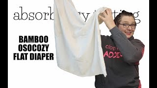 Absorbency Testing the Osocozy Bamboo Flat [upl. by Becca]