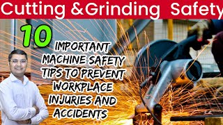 Safety During Grinding amp Cutting Activity  Fabrication Safety  Construction Safety  Hindi TBT [upl. by Ahsetal470]