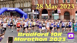 Great 10K Marathon In Bradford City 2023 and Amazing Top 20 Finishers [upl. by Areema]