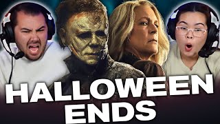 HALLOWEEN ENDS 2022 MOVIE REACTION First Time Watching  Michael Myers  Jamie Lee Curtis [upl. by Kiersten]