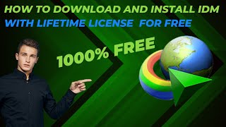 how to install idm for free lifetime  how to use idm after 30 days trial  idm free registration [upl. by Warton]