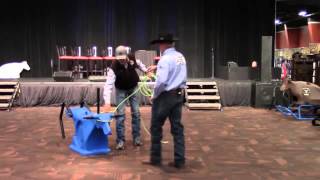 Roping Dummy RopeSmart Steer Calf Roping Dummy John McCarthy [upl. by Ivgnout]