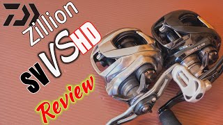 Daiwa Zillion SV VS Zillion HD daiwareels daiwafishing [upl. by Yennek]