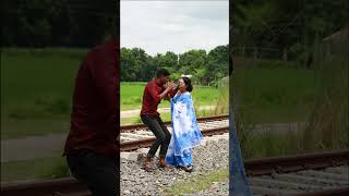 Fake Train Horn VS Cute Girl Prank Emtiaz Bhuyan  shorts [upl. by Riggins]