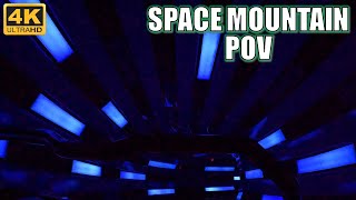 Space Mountain POV 2021 4K 60FPS Disneyland Indoor Roller Coaster  NonCopyright [upl. by Standice263]