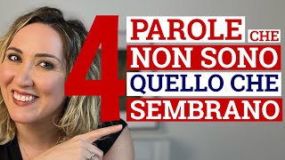 4 Parole Inglesi Con Significati Inaspettati  Con Esempi Pratici [upl. by Leoj]