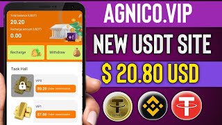 quotAgnicoVipquot New Usdt Earning Site Today New Usdt Trx Mining Platform  Usdt Long Terms Project [upl. by Enelie421]