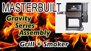 Masterbuilt 1050 Gravity Series Assembly [upl. by Nohsram]