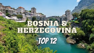 12 Best Places To Visit In Bosnia and Herzegovina  Bosnia Travel Guide [upl. by Ramberg]