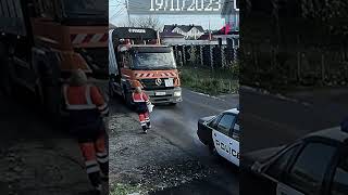 Littering police car led to truck confrontation karma ensued shorts [upl. by Ridinger855]