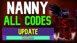 ALL Nanny CODES  Roblox Nanny Codes August 2023 [upl. by Grubb]