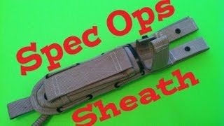 Spec Ops Knife Sheath Review [upl. by Aser]