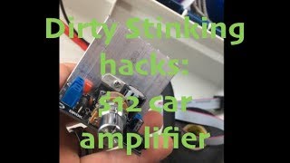 5MDD 12 cheapo Car Amp Hack [upl. by Ettena]